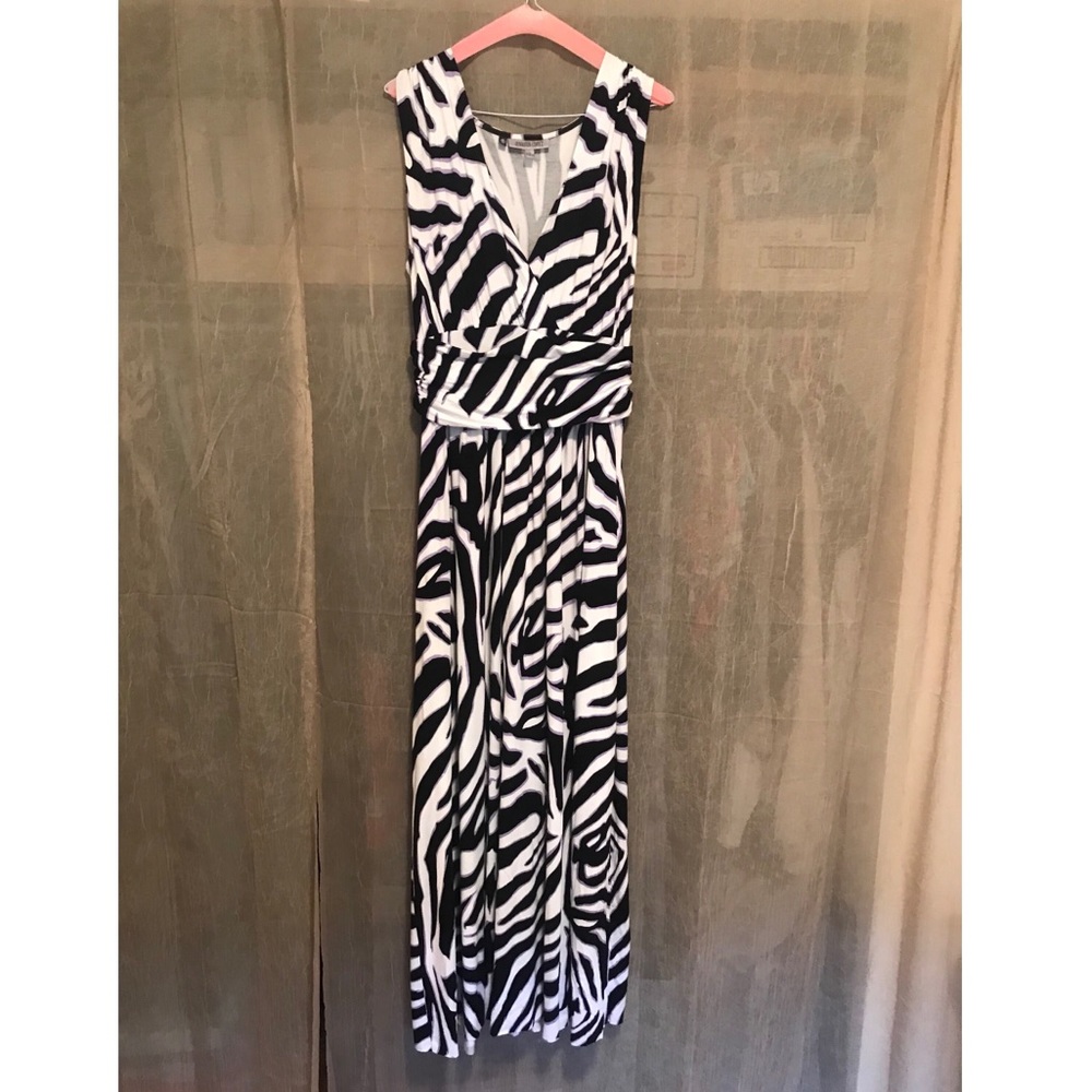 Jennifer Lopez Maxi Zebra Dress